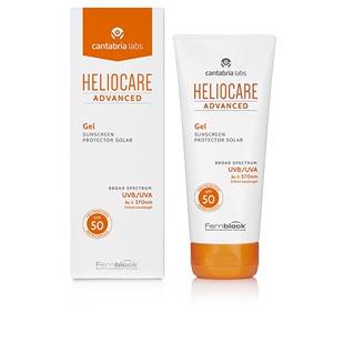 预 HELIOCARE荷丽可防晒啫喱SPF50 全光谱防晒UVAUVB 200ml送50ml