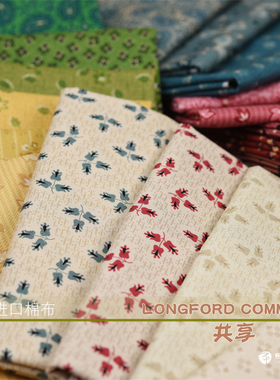 美国进口棉布手工拼布 LONGFORD COMMONS 共享 G2