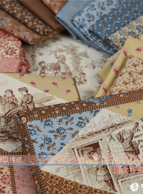 美国进口棉布手工拼布 Back in the day 黄金年代 H6