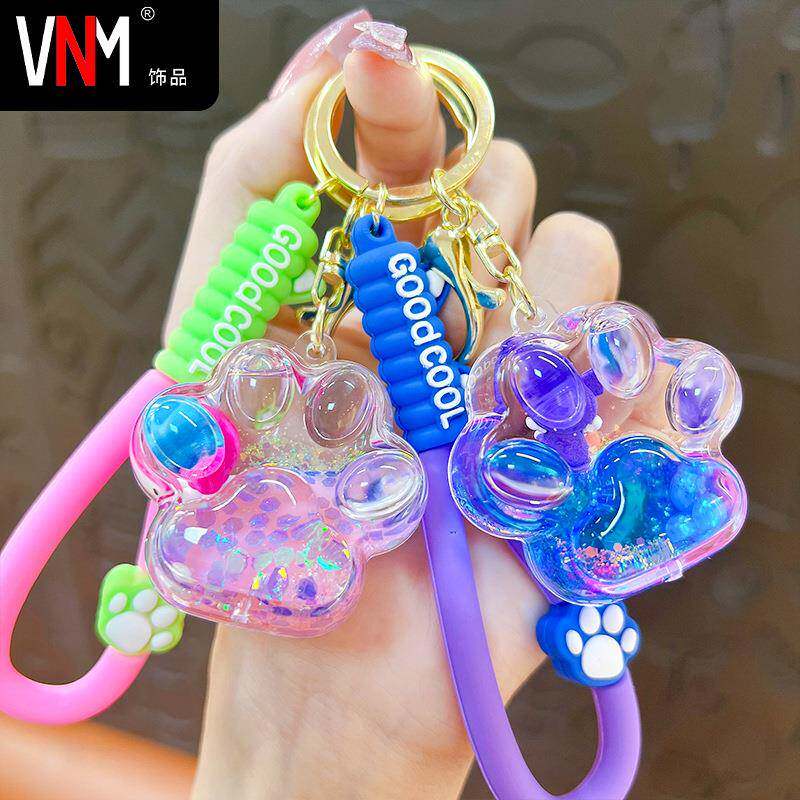 创意新款库洛米熊掌钥匙扣女精致可爱汽车挂件包包配饰小礼品