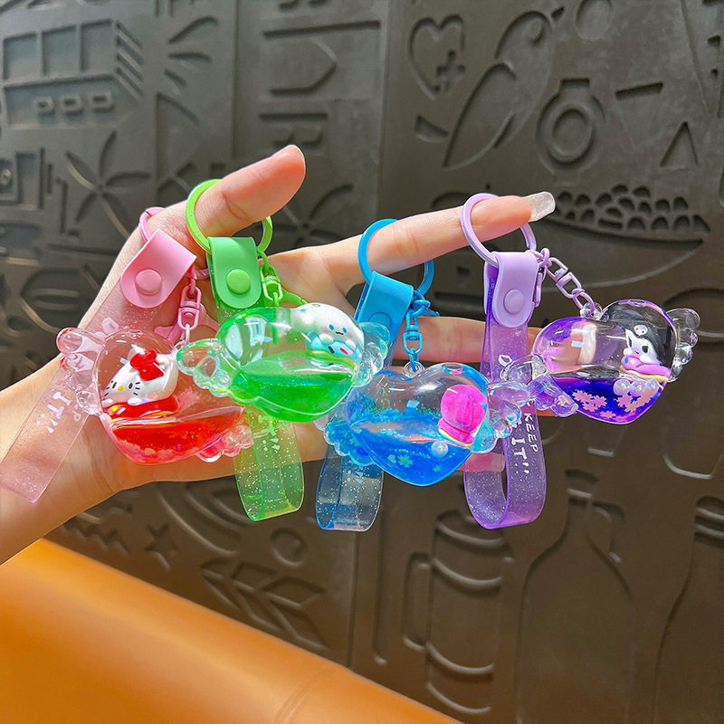 新款入油可爱漂流瓶流沙挂件汽车卡通钥匙链小礼品,电动车/配件/交通工具,更多电动车零/配件,淘宝优惠券,粉丝福利购,淘宝优惠卷