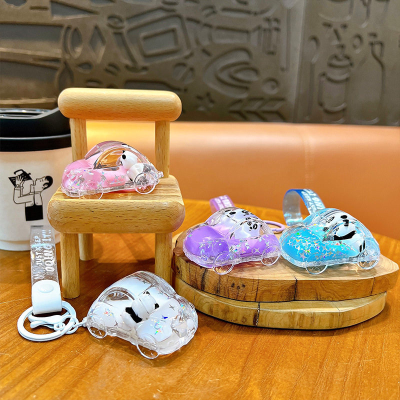 创意可爱液体流沙挂件熊猫钥匙链小礼品,电动车/配件/交通工具,更多电动车零/配件,淘宝优惠券,粉丝福利购,淘宝优惠卷