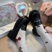 森林娃娃原创Lolita可爱萌萌百搭制服鞋 小宅猫 校供感日系lo鞋