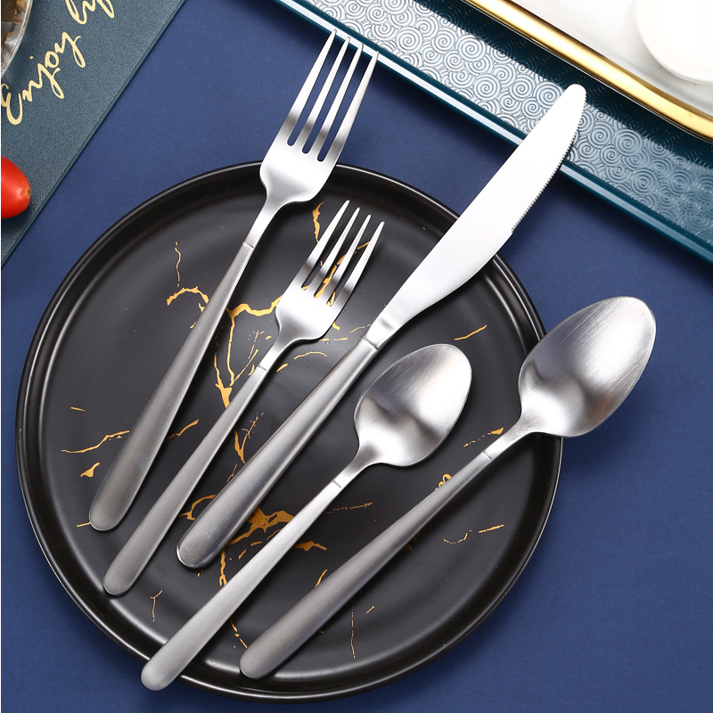 刀叉勺子砂光430不锈钢牛排刀叉