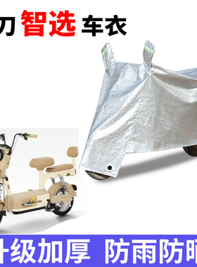 适用小刀智选电动自行车防晒车衣TDT02413Z防尘防风套遮阳遮雨罩