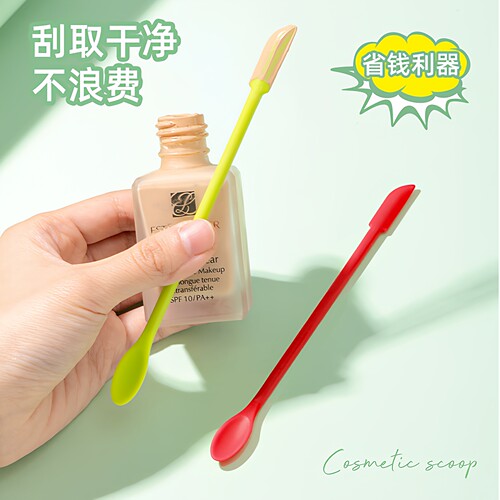 光瓶神器眼霜面霜粉底液挖取硅胶