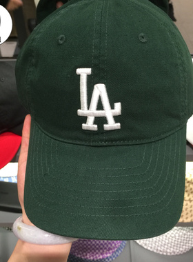 正品MLB棒球帽LA大标软顶遮阳鸭舌帽2022夏季新款女男款帽子CP660