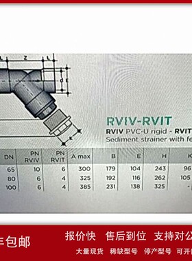 议价Y型过滤器RVIT090E意大利FIP(格林韦德)Y型管道过滤器RVUIT06