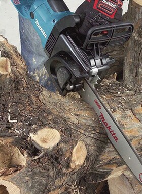 Makita牧田UC4551ASP电动链锯木工根雕链子锯户外砍树伐木链条锯