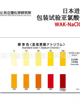 日本KYORITSU共立理化学WAK-NH4-4氨水质离子测试盒WAK-NaClO2氯