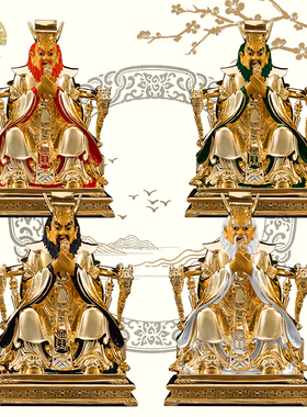 四海龙王神像全铜大气