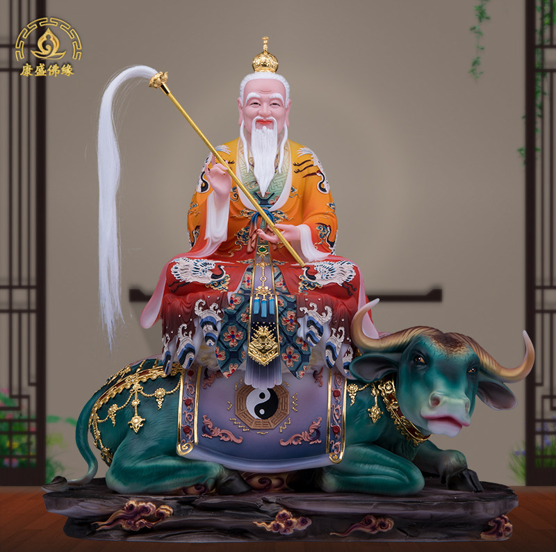 太上老君三清佛像骑牛款