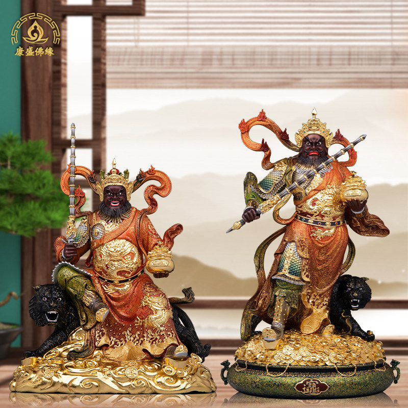赵公明武财神像骑虎财神供奉摆件
