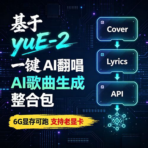 yuE-2 AI歌曲生成整合包 一键翻唱改词识谱  软件和教程 高清中文