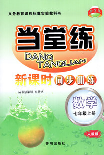 教学练 当堂练 新课时同步训练 七年级上/7年级上册 数学 人教版 初中同步练习测试题训练9787801333407