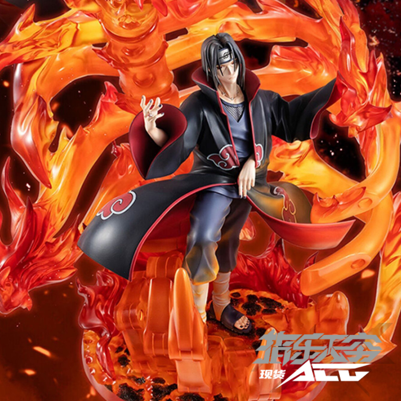 megahouse mh gem 火影忍者 宇智波鼬 须佐能乎ver 手办