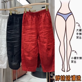 休闲裤 女款 女2025年夏季 子薄款 超火八分亚麻裤 九分直筒裤 裤 阔腿裤