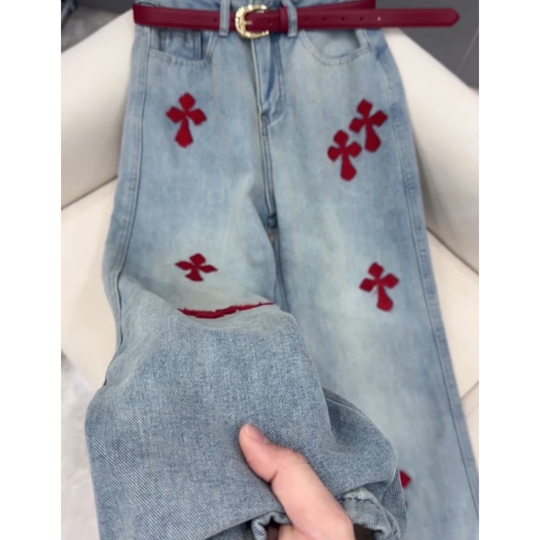 2024年早秋装新款显瘦窄版阔腿裤