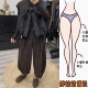 洋气灯芯绒哈伦休闲裤 高腰显瘦九分奶奶裤 女2005年秋季 新款