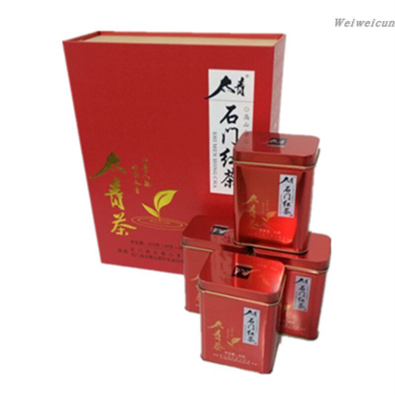 湖南石门特产壶瓶山高山云雾石门怡红太青功夫红茶特级礼盒装包邮
