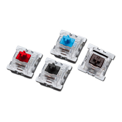 e元素机械键盘按键outemu高特青轴红轴茶轴黑轴口字十字防尘轴体