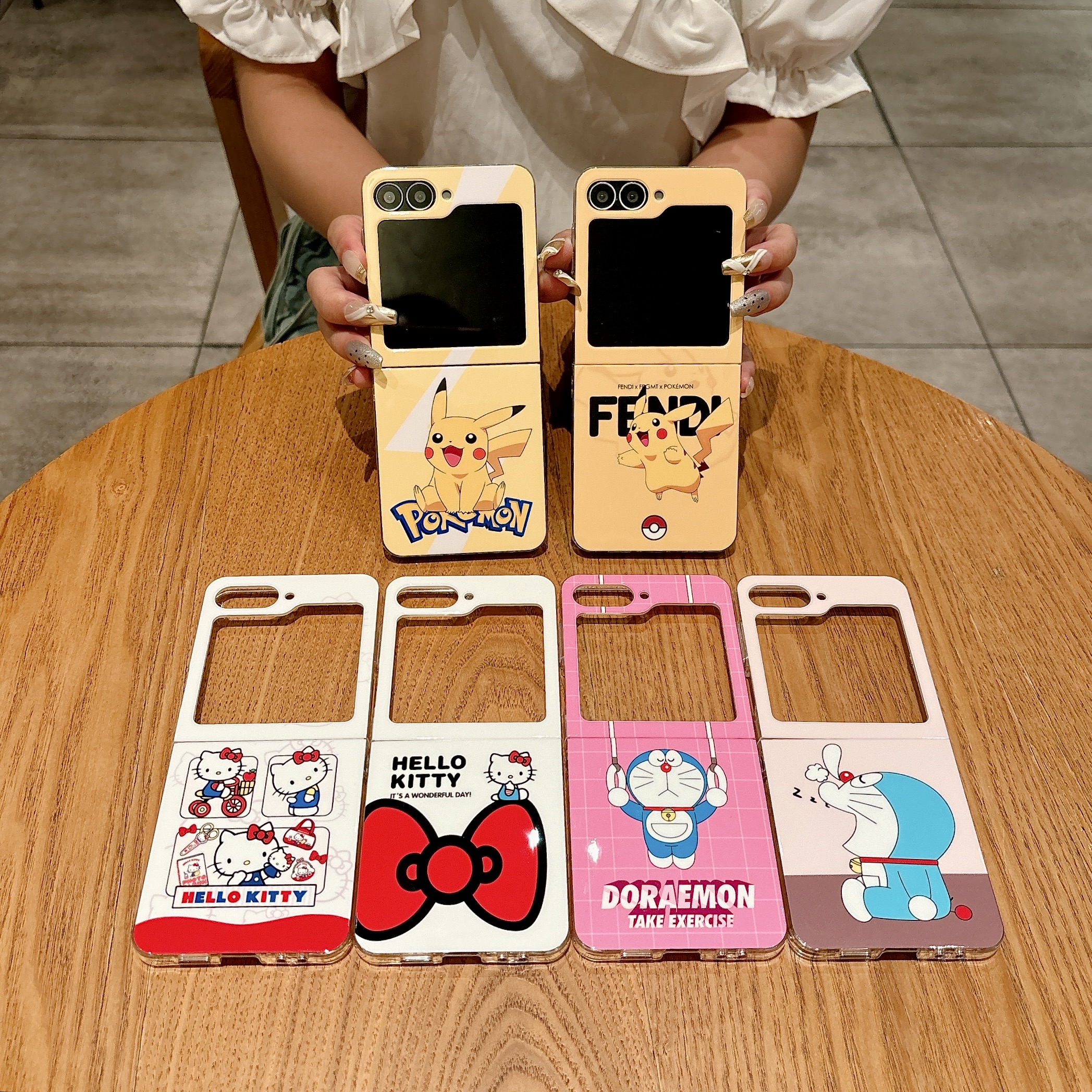 可爱卡通三星折叠屏手机壳