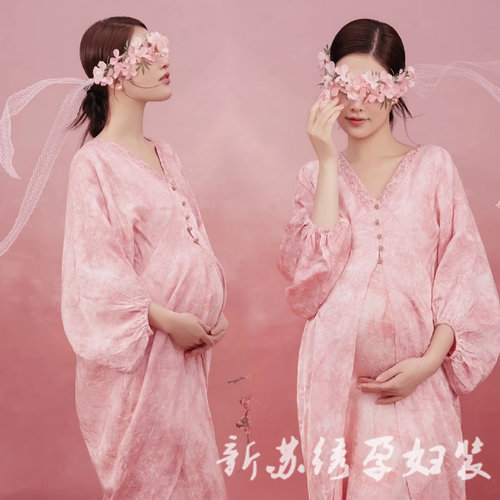 依媚坊影楼新款孕妇中式唯美写真