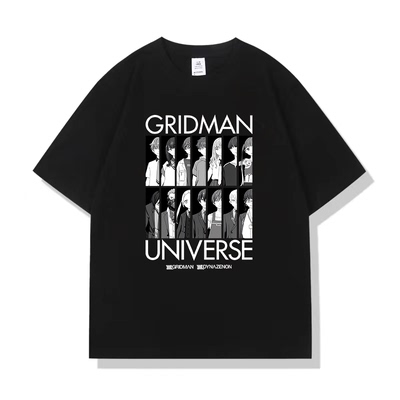 GRIDMAN UNIVERSE 古立特宇宙动漫周边登场人物短袖T恤夏纯棉衣服