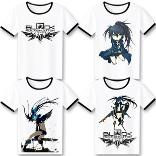 黑岩射手COS二次元日本动漫服装夏男女圆领短袖t恤卡通周边衣服夏