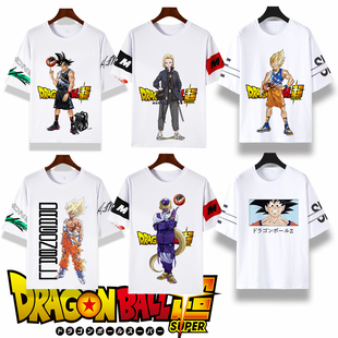 七龙珠动漫联名灌篮高手cos篮球衣夏季情侣装男女t恤短袖潮流半袖