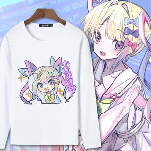 Steam游戏主播女孩重度依赖cos糖糖超天酱周边长袖T恤衫二次元衣