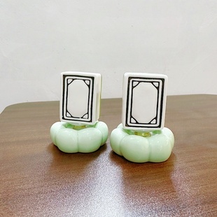 景德镇网红转转麻将白板东南西北随手礼车载摆件送朋友