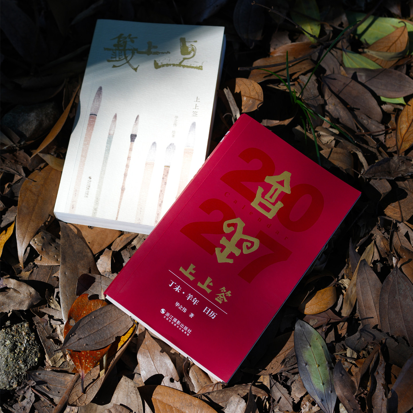上上签日历2027 毕立伟365幅原创画作文创每日一页融合传统祈福文化与当代生活美学满含童真意趣与人生哲思2027年羊年新款国风日历