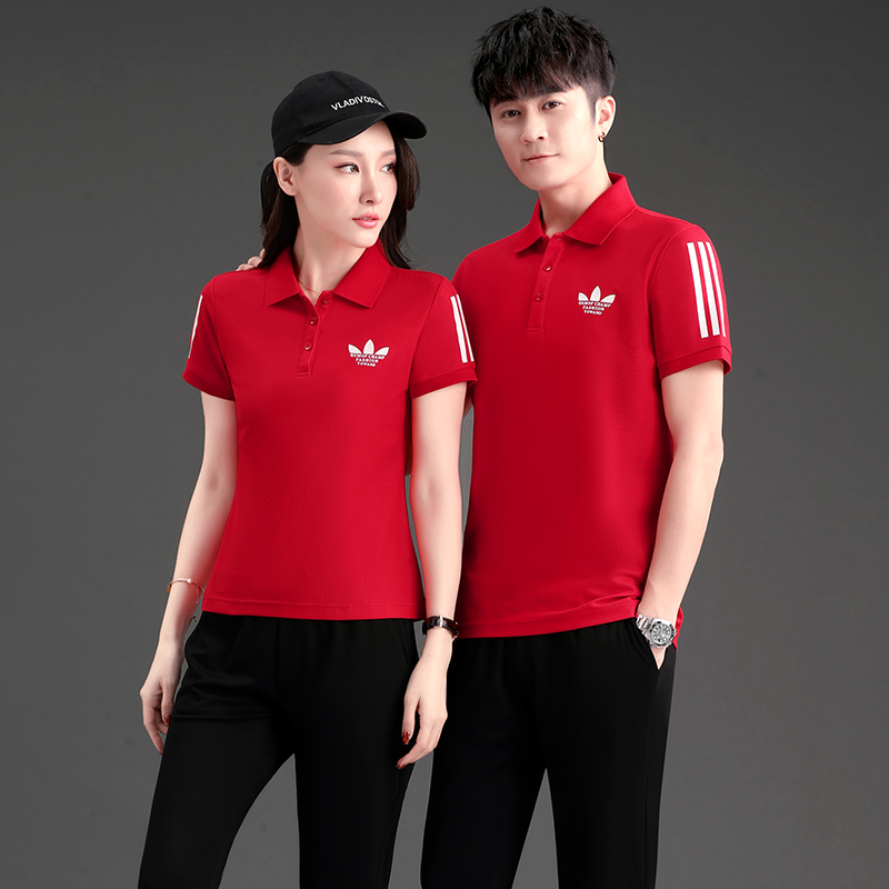 品牌夏季情侣运动服套装女薄款新款男士时尚短袖休闲跑步服两件套