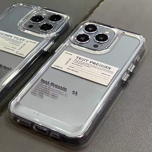 高透明适用16苹果15Pro手机壳14简约13亚克力iphone12/11/X潮13ProMax透明8plus情侣mini