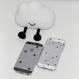 简约黑色星星适用苹果18Promax手机壳iPhone12全包5se可爱13Pro软14pro防摔11保护套6s女Xsmax软78pus情侣xr