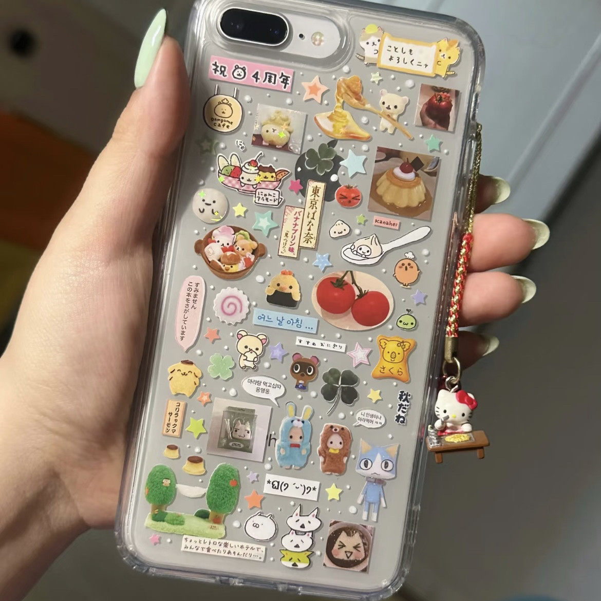 古早番茄小公仔适用15苹果14ProMax手机壳iPhone12全包17可爱13Pro软15Promax防摔11保护套16女XR软8透明mini