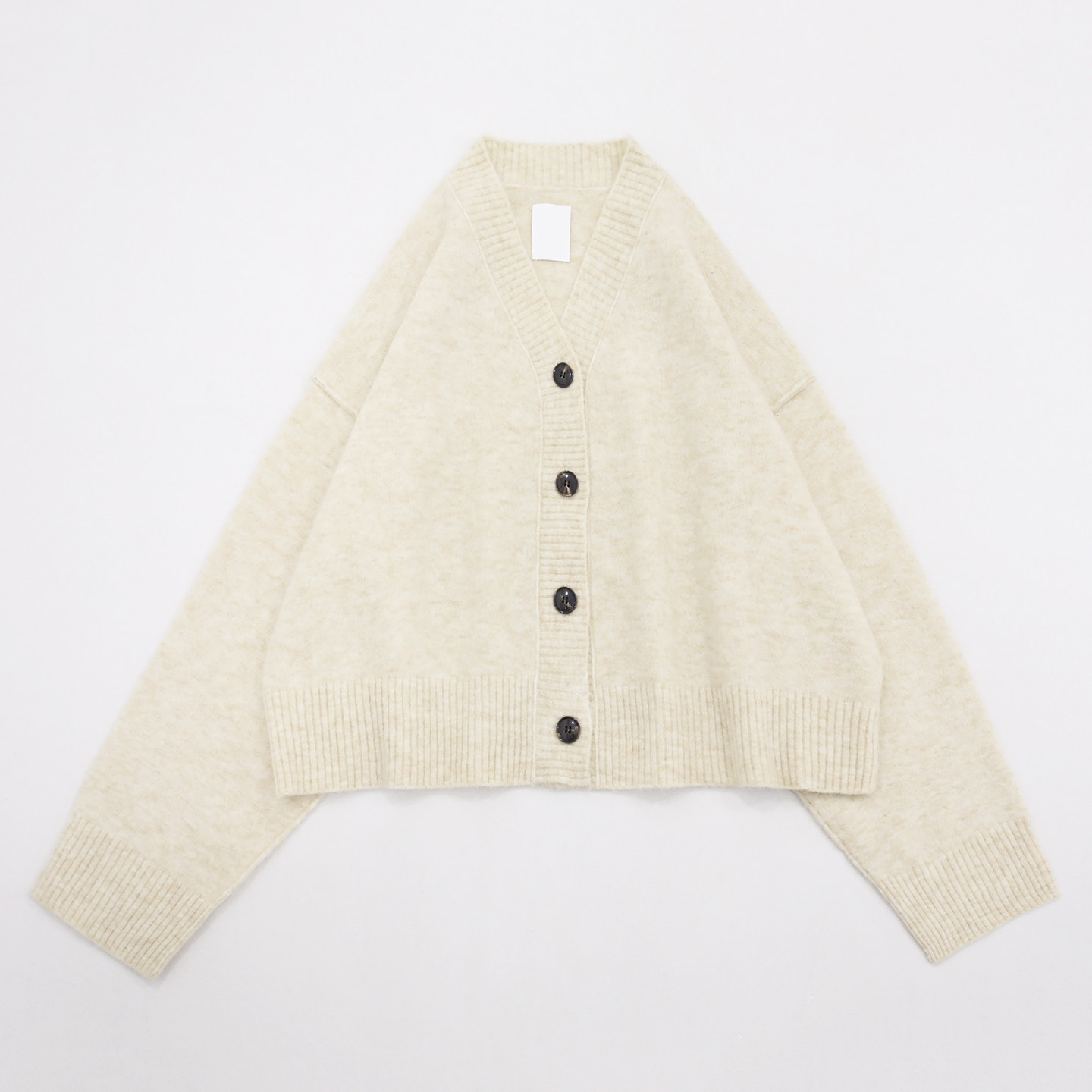 DAY羊驼毛羊毛混纺针织开衫