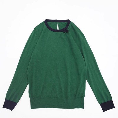 ONWARD蝴蝶结可贴身穿着薄毛衣