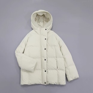 软和包裹感方块式 饱满蓬松填充肌理25AW客供素材厚实羽绒服