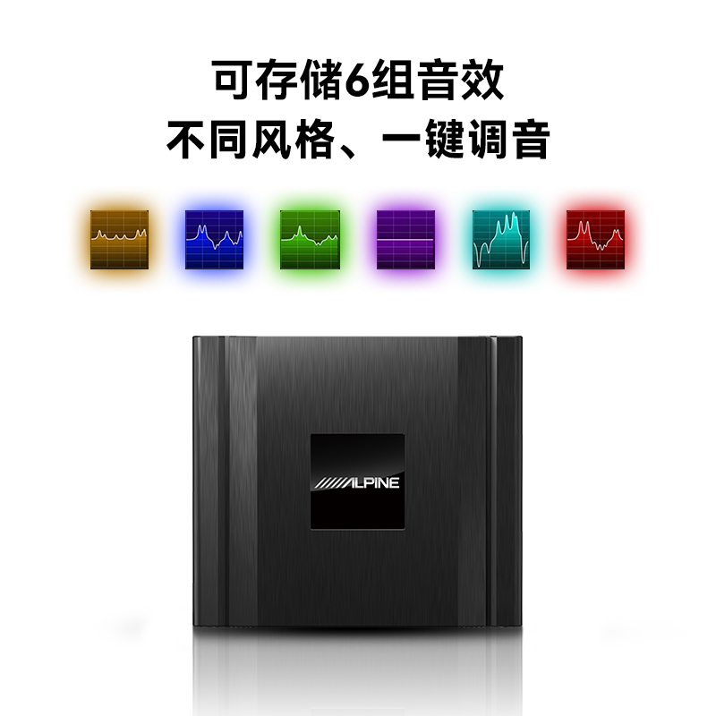 阿尔派PXE-640W-EL车载高音质6路音频处理器汽车音响改装DSP功放