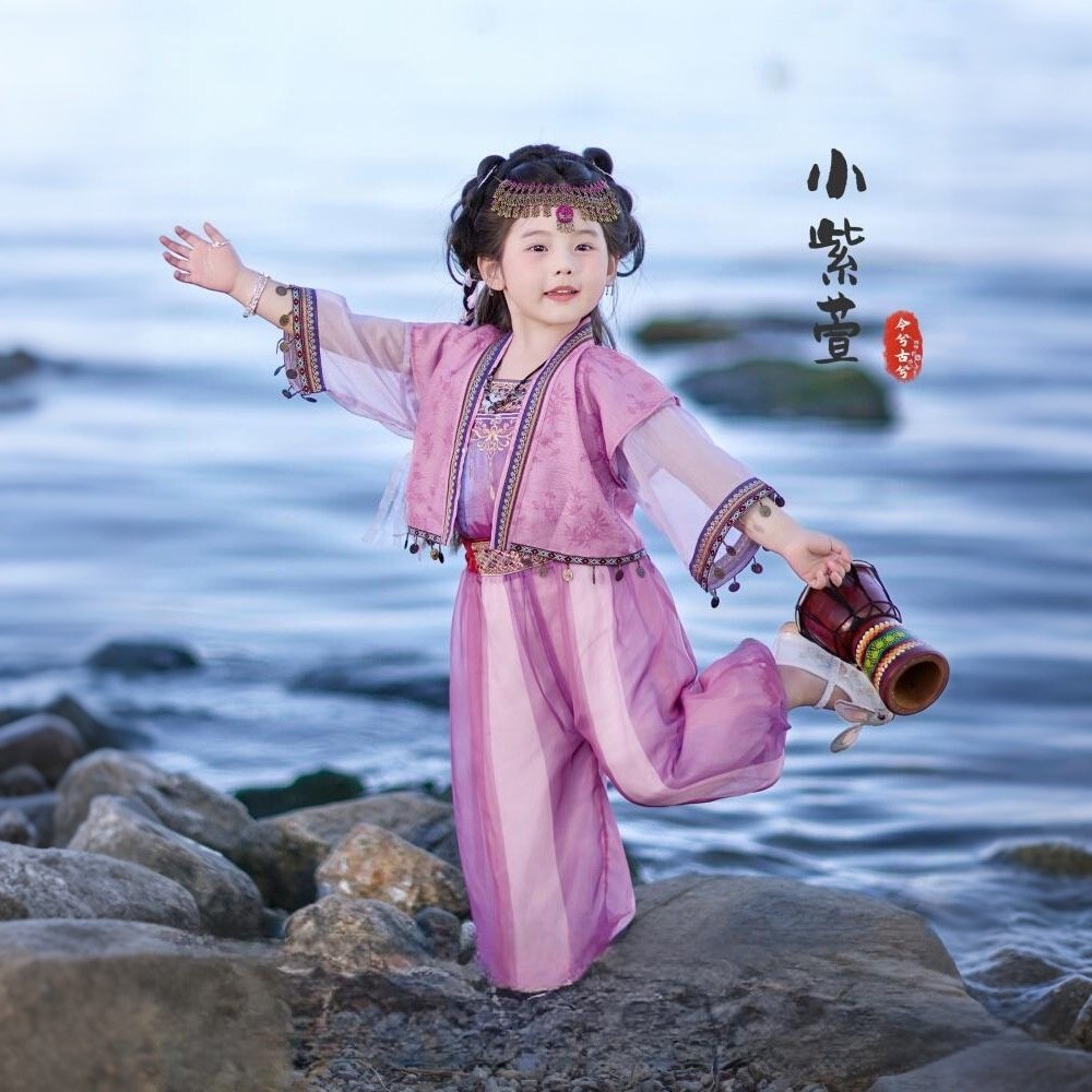 汉服女童儿童古风套装春装中式小女孩2026新款夏季裙超仙民族服装