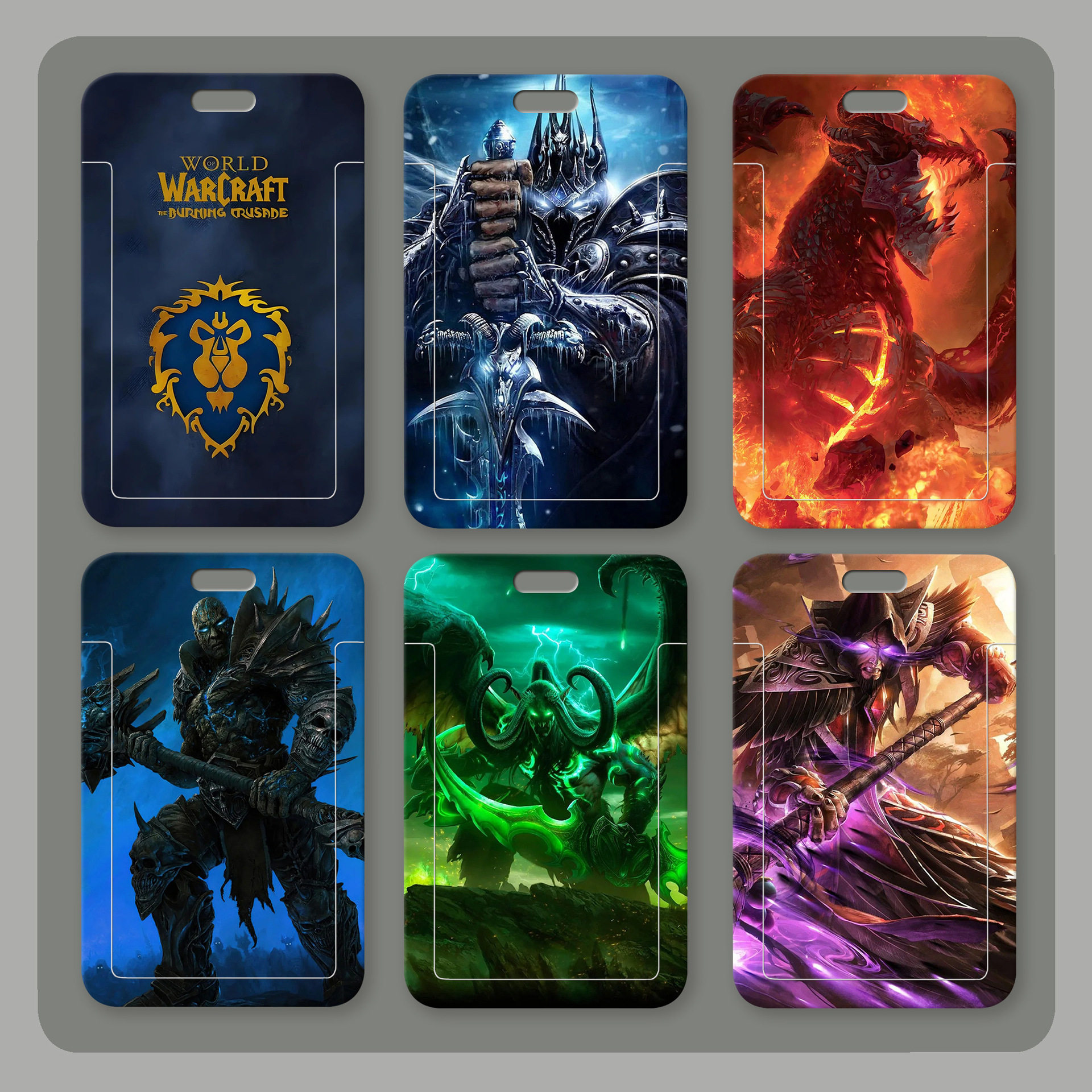 魔兽世界游戏周边饭卡套男初中高中学生公交卡地铁门禁工牌厂牌壳