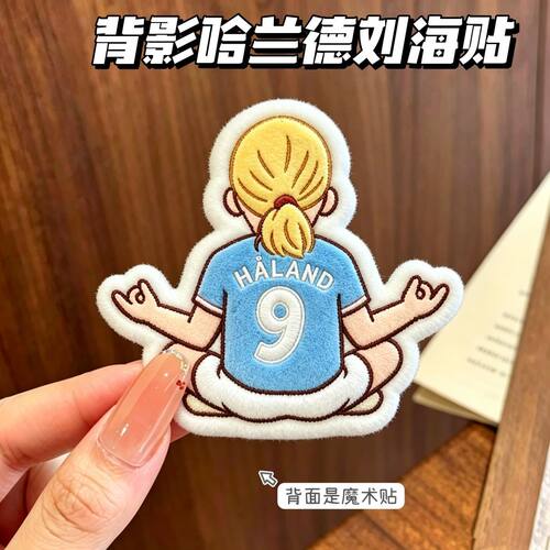 哈兰德背影刘海贴世界杯英超周边