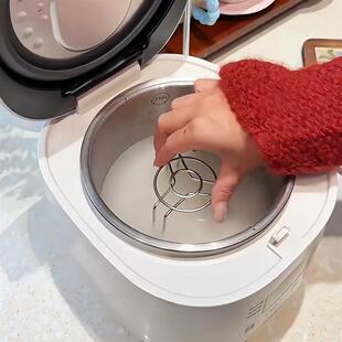 家用万能通用隔水高脚蒸菜架电饭煲迷你蒸煮支架不锈钢食品级蒸架