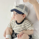 宝宝帽子夏季 全网遮阳防晒棒球帽韩版 刺绣婴儿太阳鸭舌帽男女孩薄