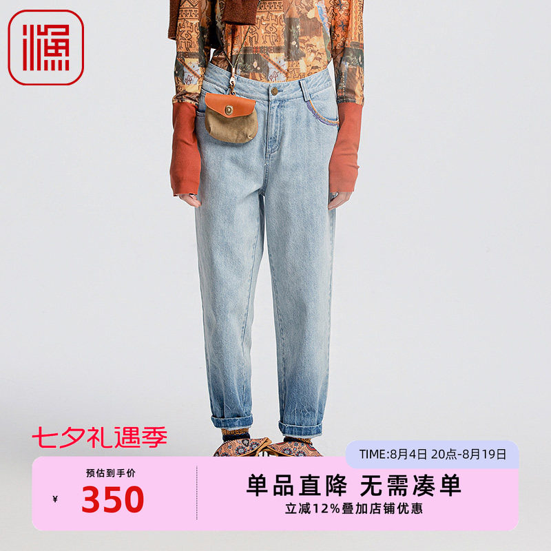 渔牌女装牛仔裤女士2024