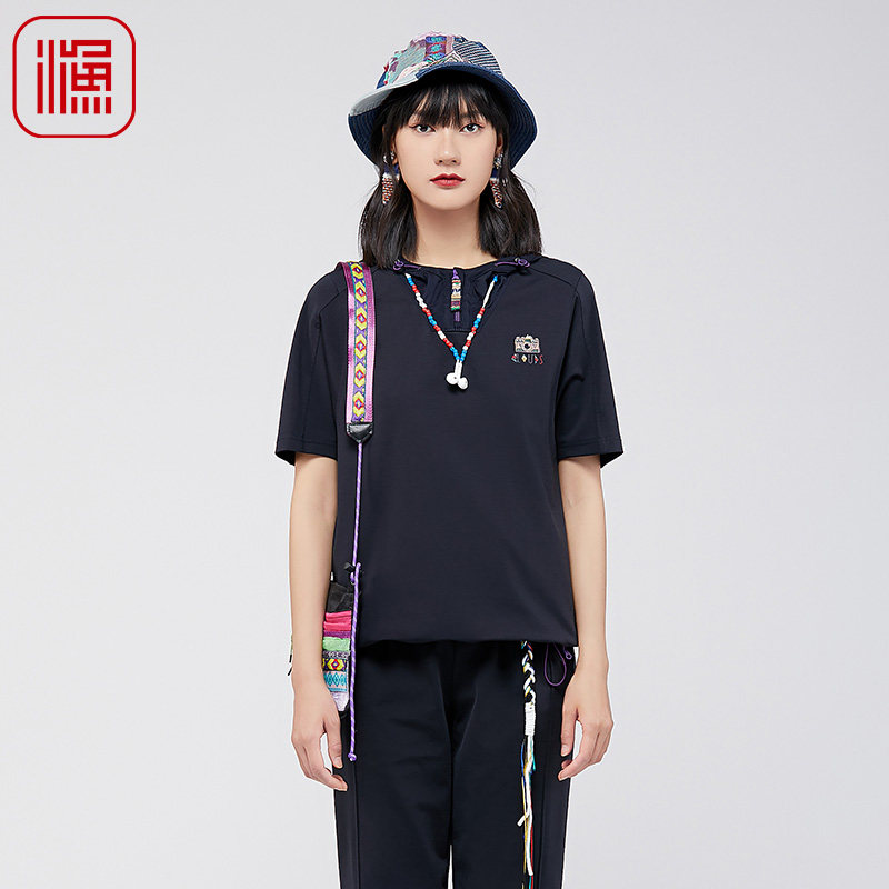 渔牌女装T恤女2024新款