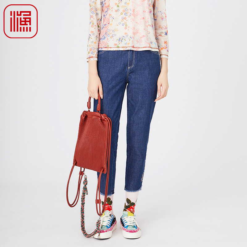 渔牌女装牛仔裤女2024年