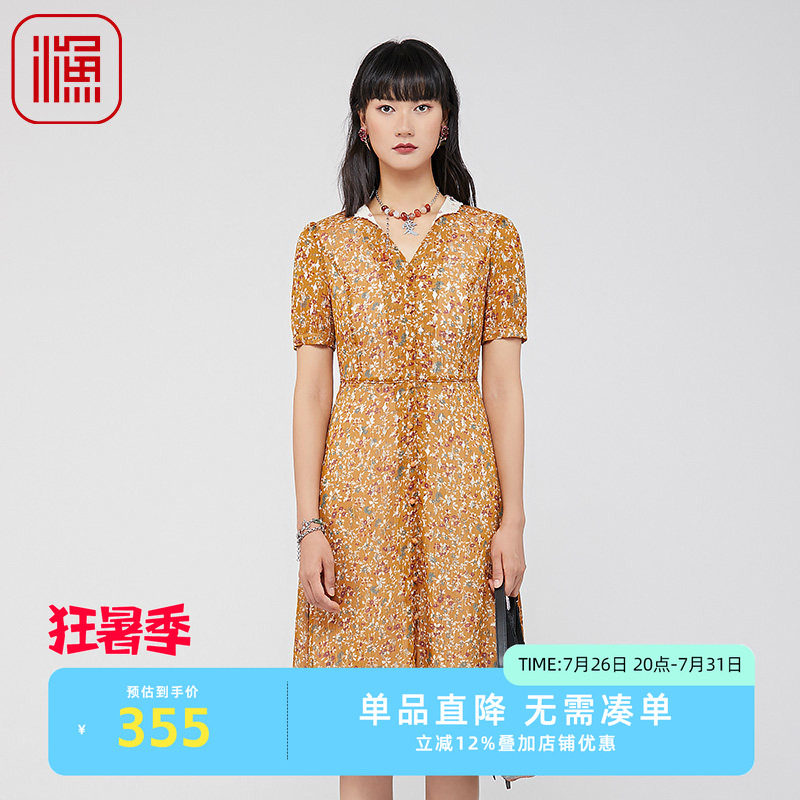 渔服饰连衣裙2024新款女